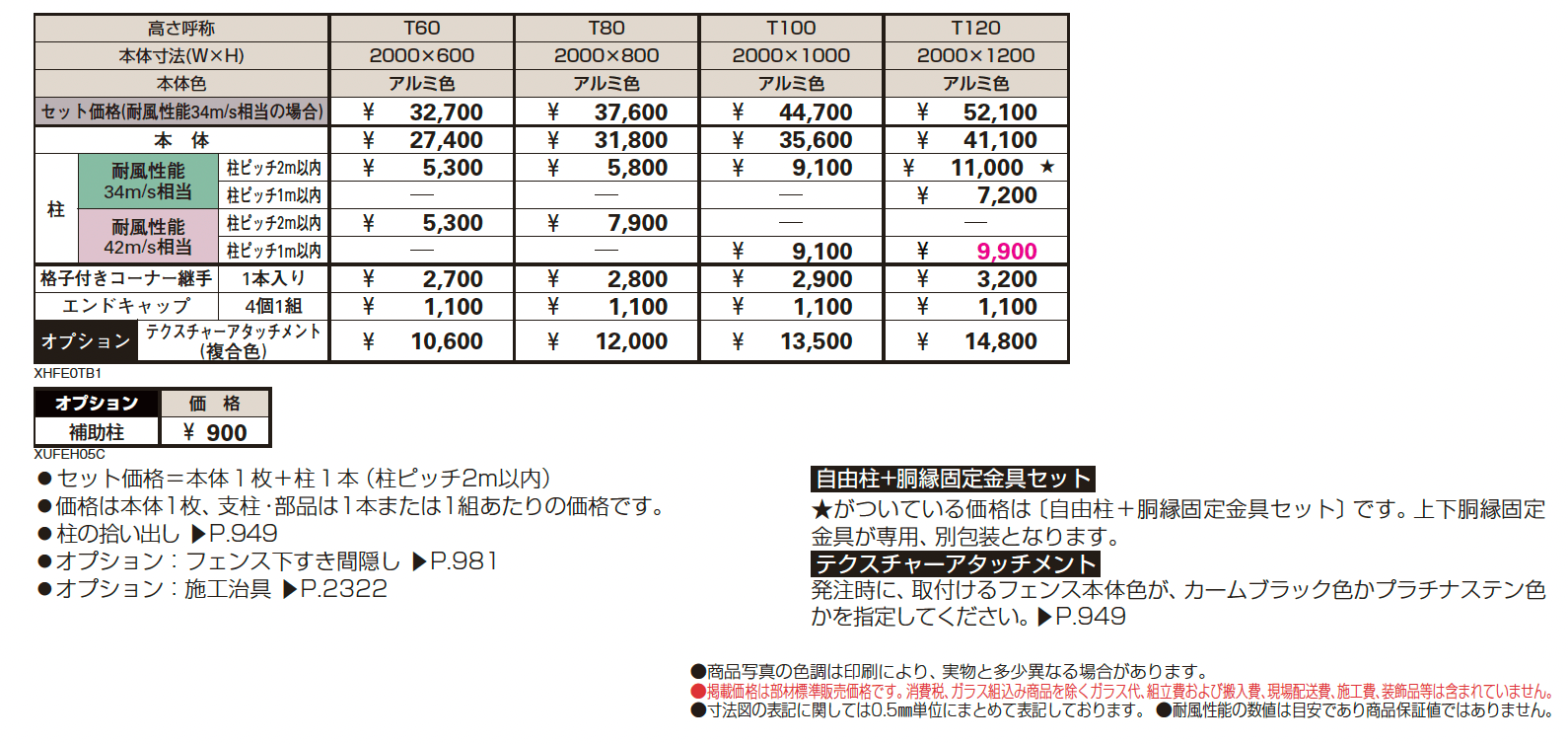 シンプレオ フェンスTB1型 たて格子【2024.6月発売】_価格_1