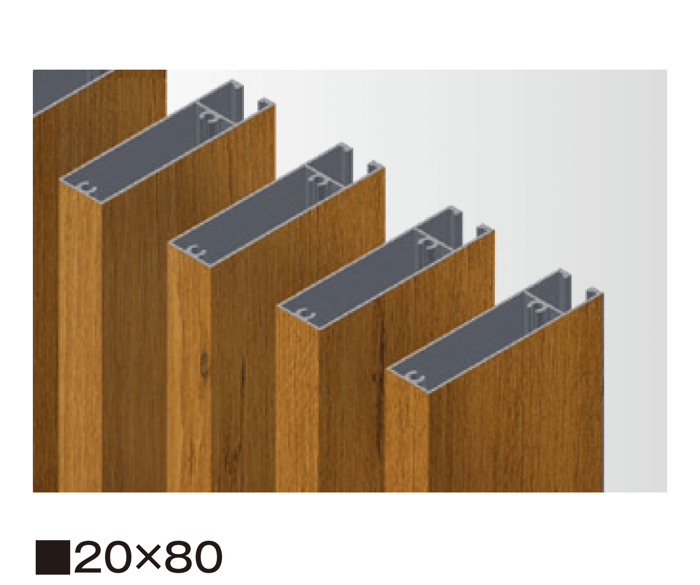 タカショーの「エバーアートウッド®︎ ルーバー部材」のサブ画像2