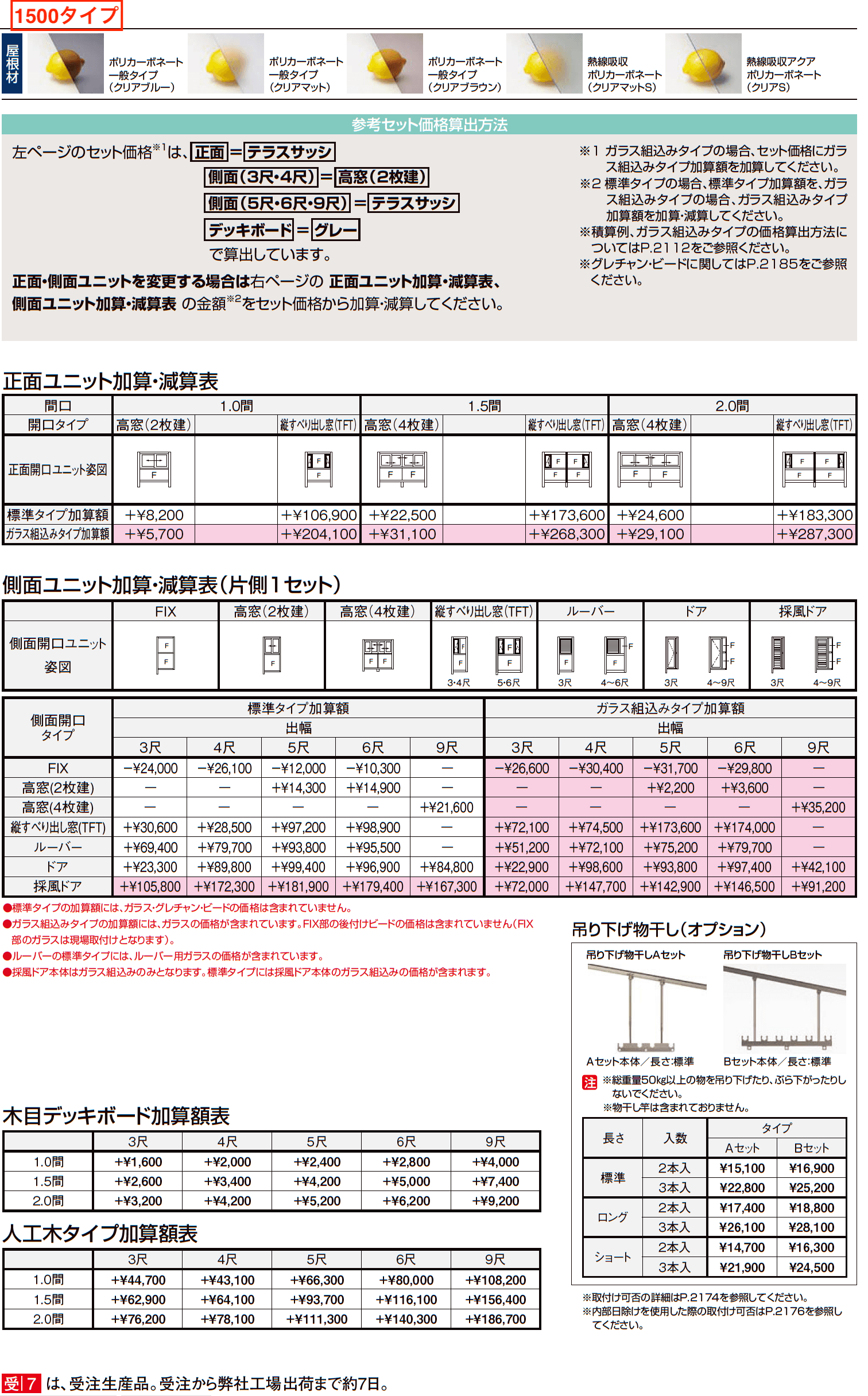 サニージュ F型 床納まり（ランマなし） 関東間【2023年版】_価格_4