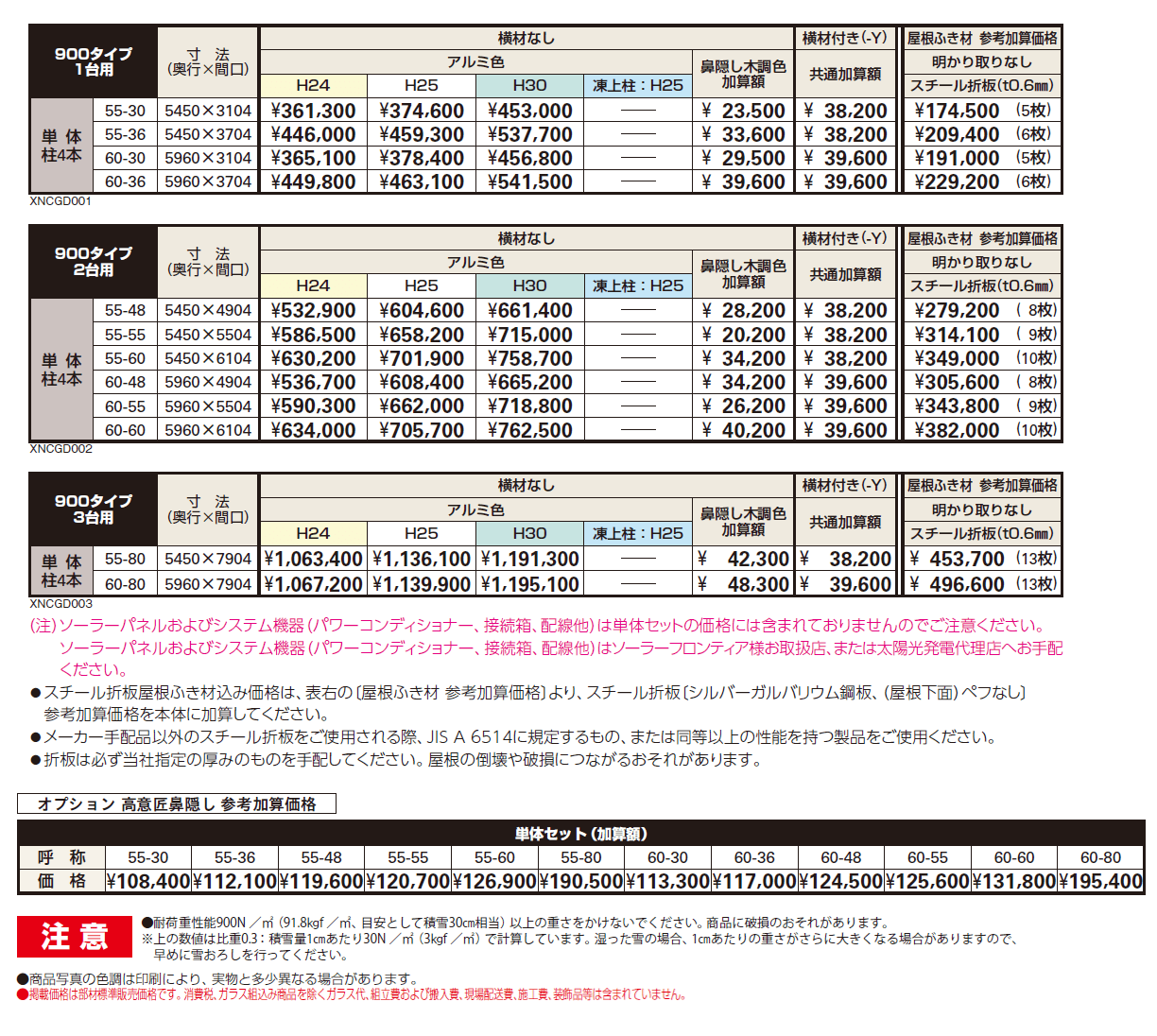 ジーポートPro PV 900タイプ 1・2・3台用(単体)【2024年版】_価格_1