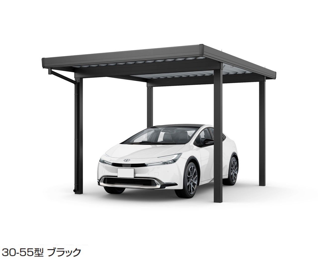 LIXILの「カーポートST 3000タイプ 1台用・小屋根サイズ」のサブ画像8