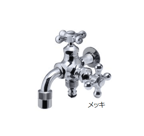 オンリーワンクラブの「ガーデニング二口水栓」のサブ画像2