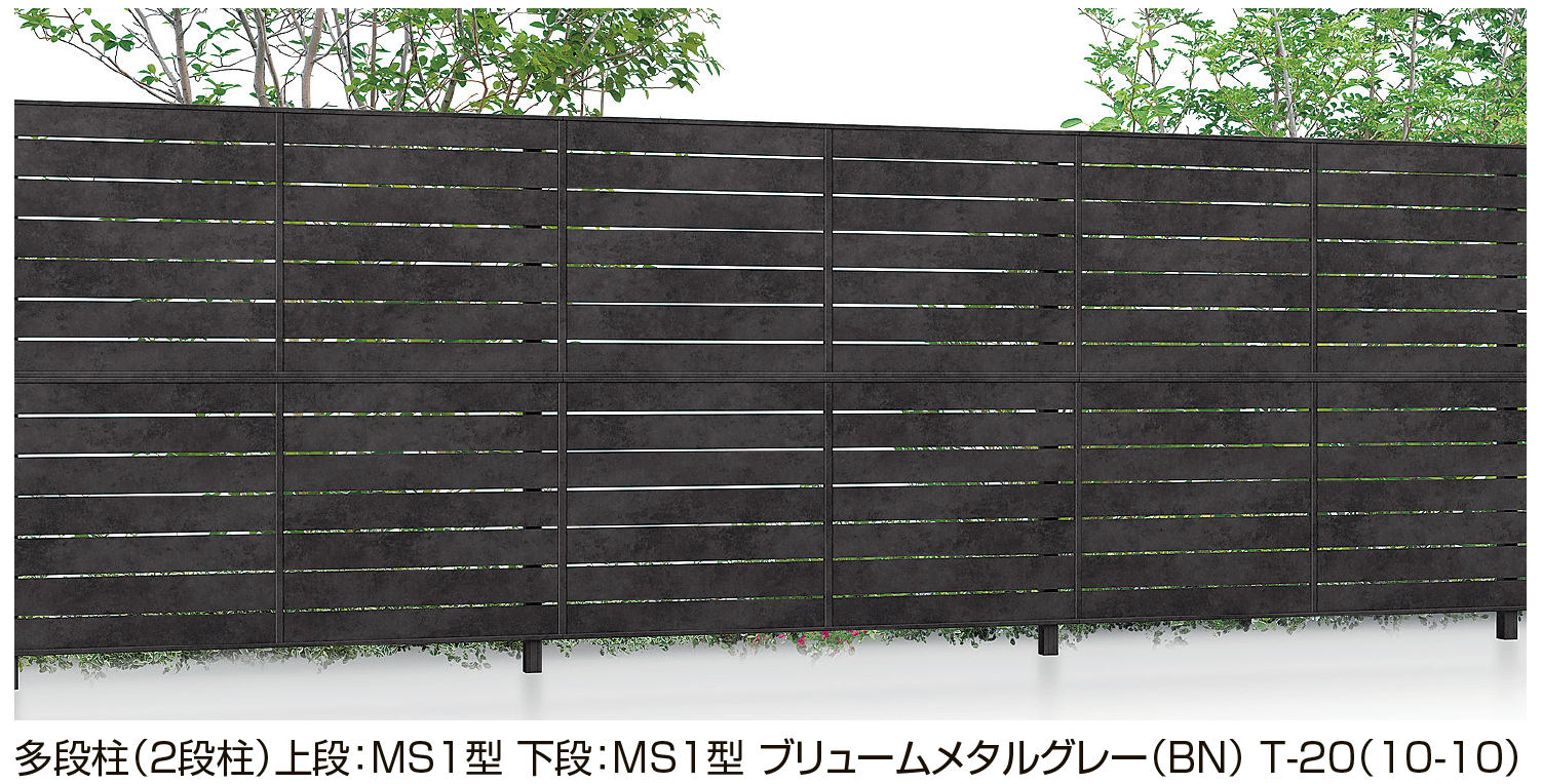 LIXILの「フェンスAA 多段柱(2段柱)」のサブ画像1