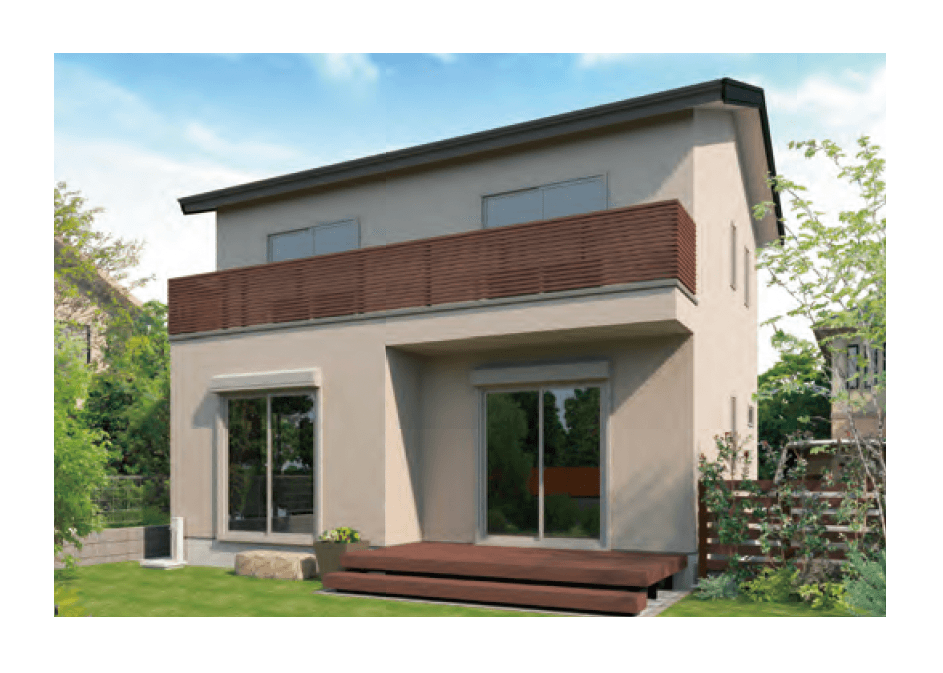 MINOの「笠木付彩木横格子手摺34H830タイプ【2024年版】」のサブ画像1