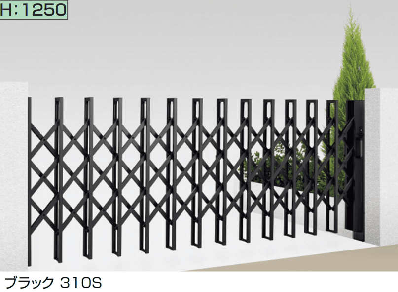 LIXILの「伸縮門扉QA HG型(ハンガータイプ・片開き)」のサブ画像3