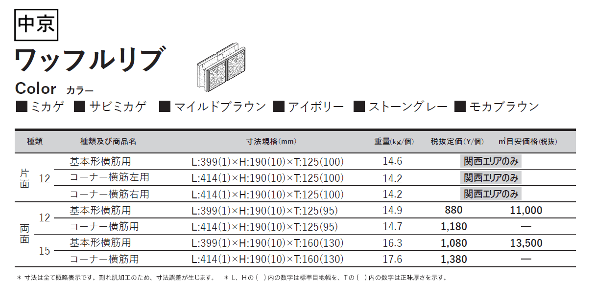 ワッフルリブ_価格_3
