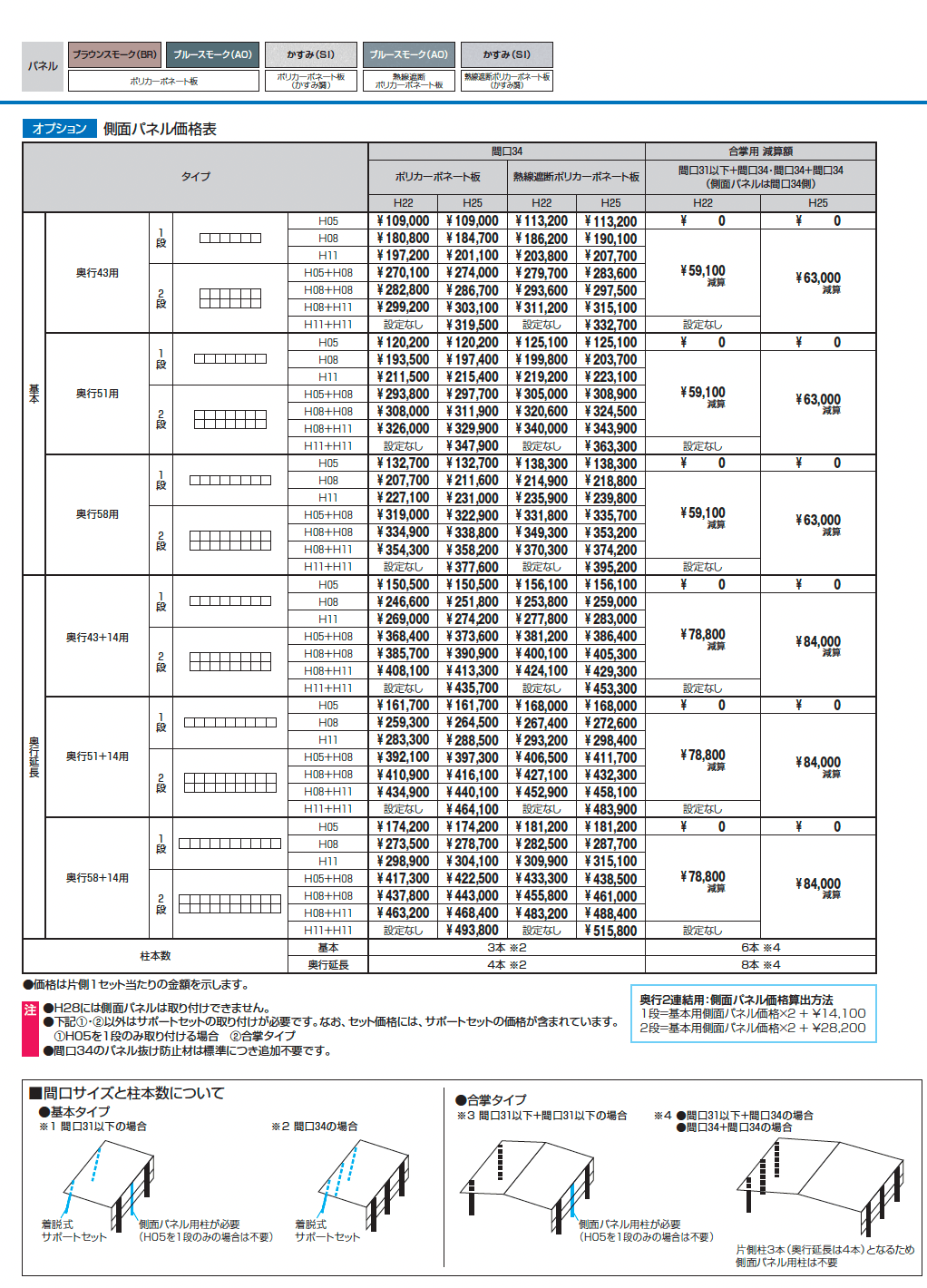 ニューマイリッシュ 通常勾配(奥行延長・合掌)_価格_5