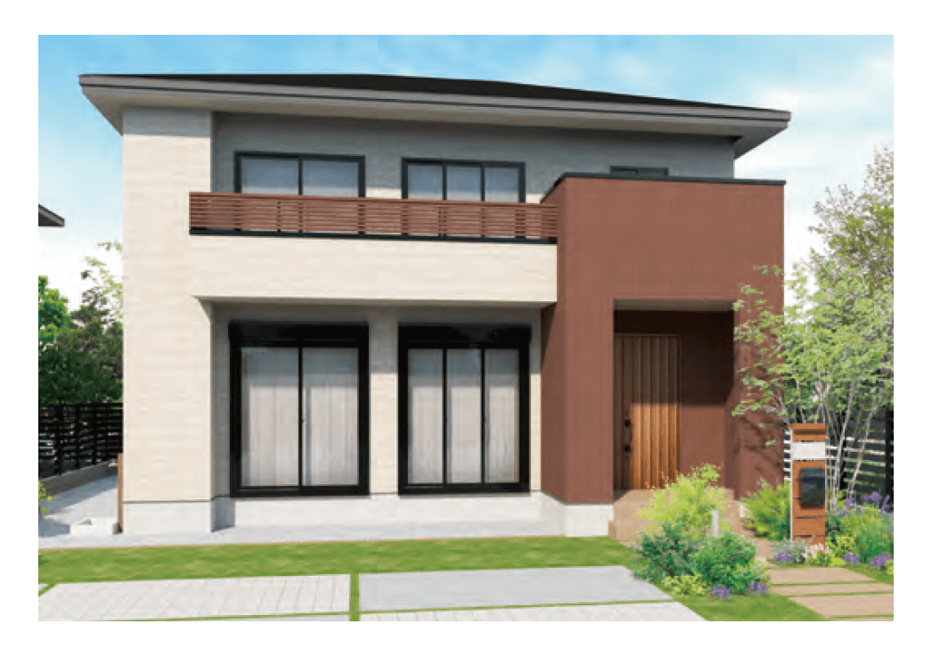 MINOの「笠木付彩木横格子手摺34H450タイプ【2024年版】」のサブ画像4