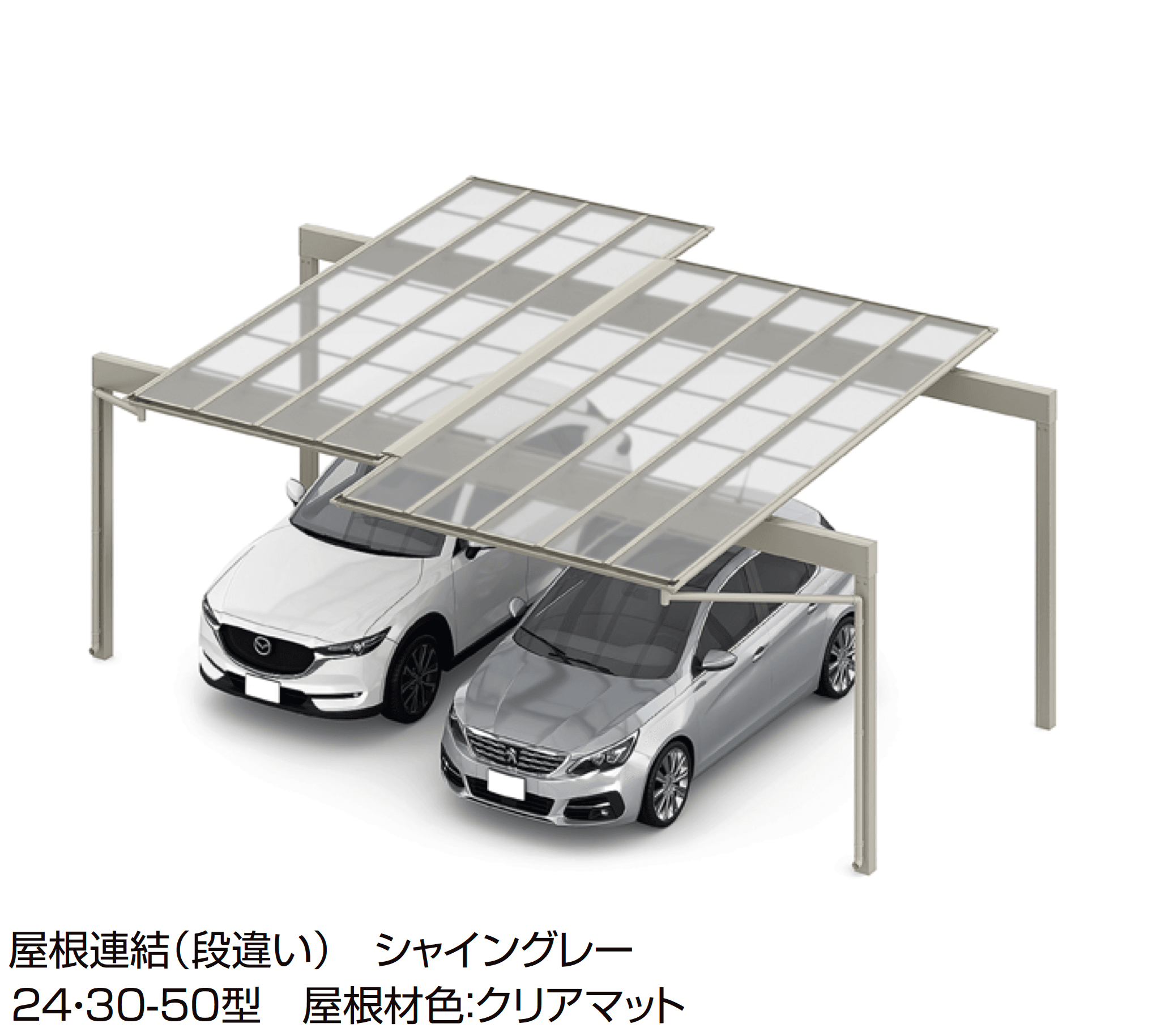 LIXILの「フーゴF 屋根連結」