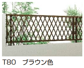 YKK APの「シンプレオ フェンスXB2型 ラチス格子 」のサブ画像1