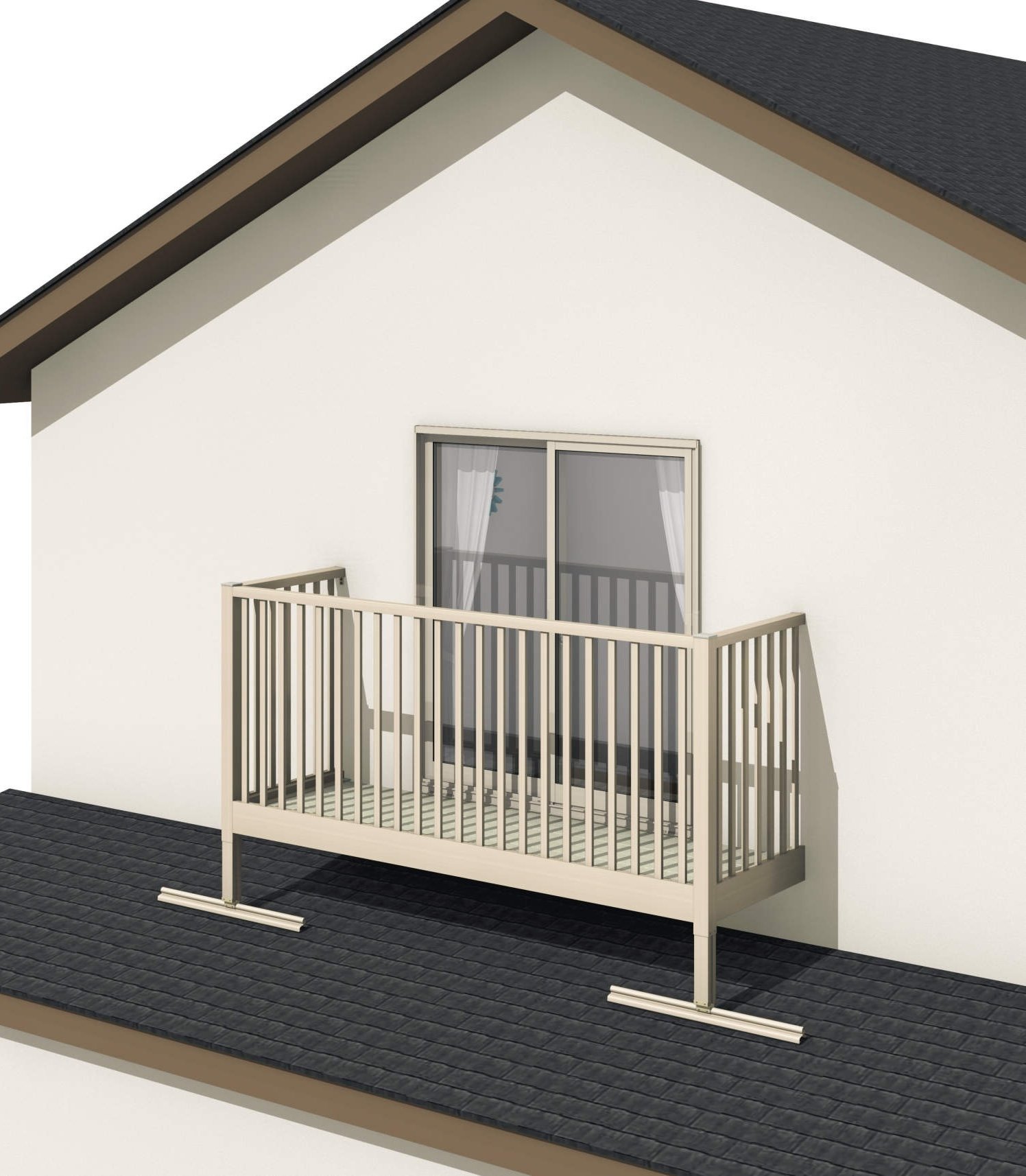 三協アルミの「オルネ(屋根置式 たて太格子)」