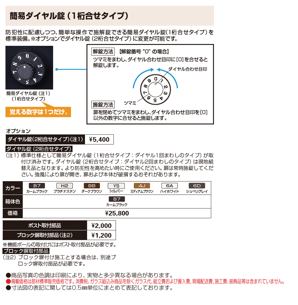 エクステリアポストシリーズT13型【2024年版】_価格_1