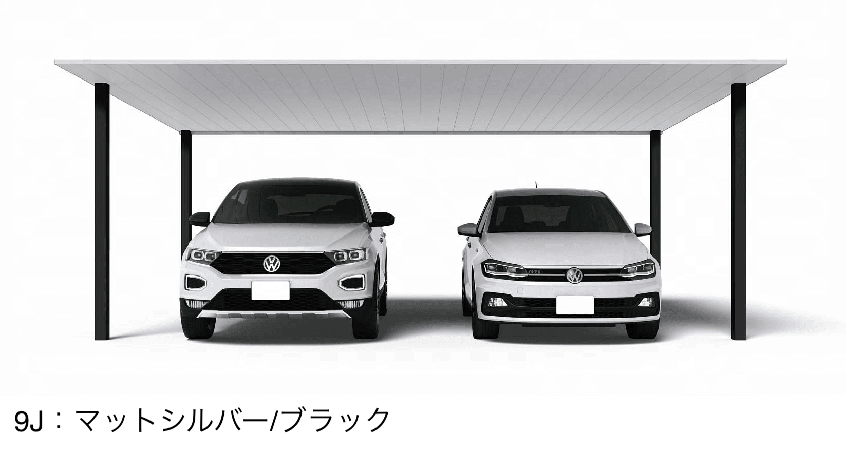 YKK APの「プレーンルーフ 600タイプ 2台用 単体セット」のサブ画像7