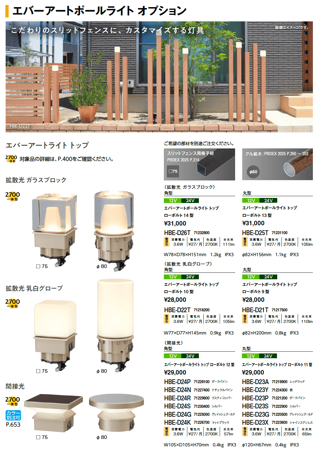 エバーアートポールライト 拡散光 ガラスブロック 14型/20型【2025年版】_価格_2