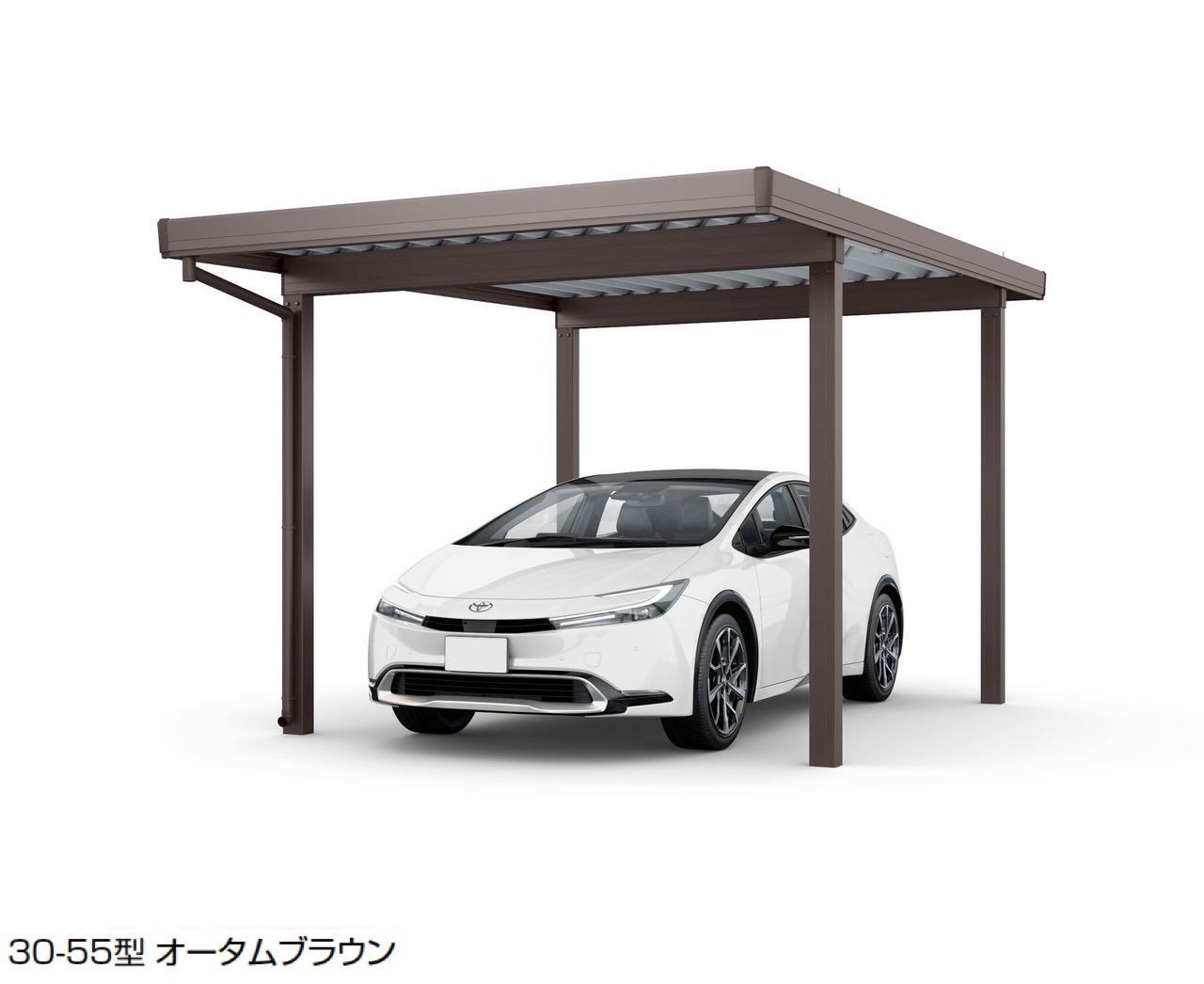 LIXILの「カーポートST 3000タイプ 1台用・小屋根サイズ」のサブ画像7