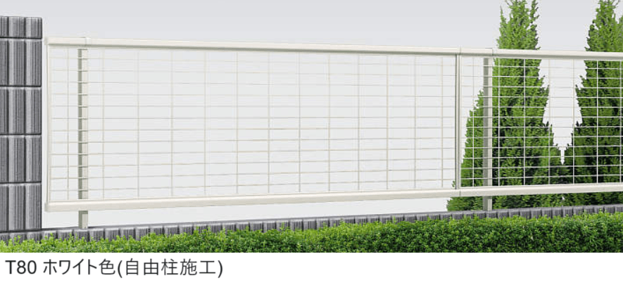 YKK APの「シンプレオ フェンス M1型:横井桁メッシュ」のサブ画像2