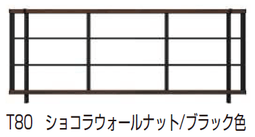 YKK APの「ルシアス フェンスYB3H型 横格子 【2024.6月発売】【2024年版】」のサブ画像3