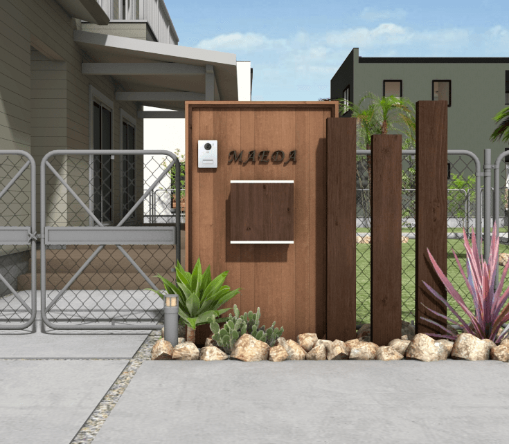 タカショーの「エバーアートボード®︎門柱スタイルズ1型【2024年版】」のサブ画像1