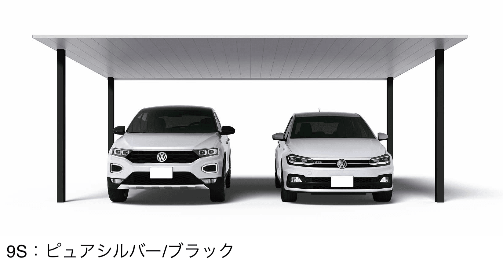 YKK APの「プレーンルーフ 600タイプ 2台用 単体セット」のサブ画像5