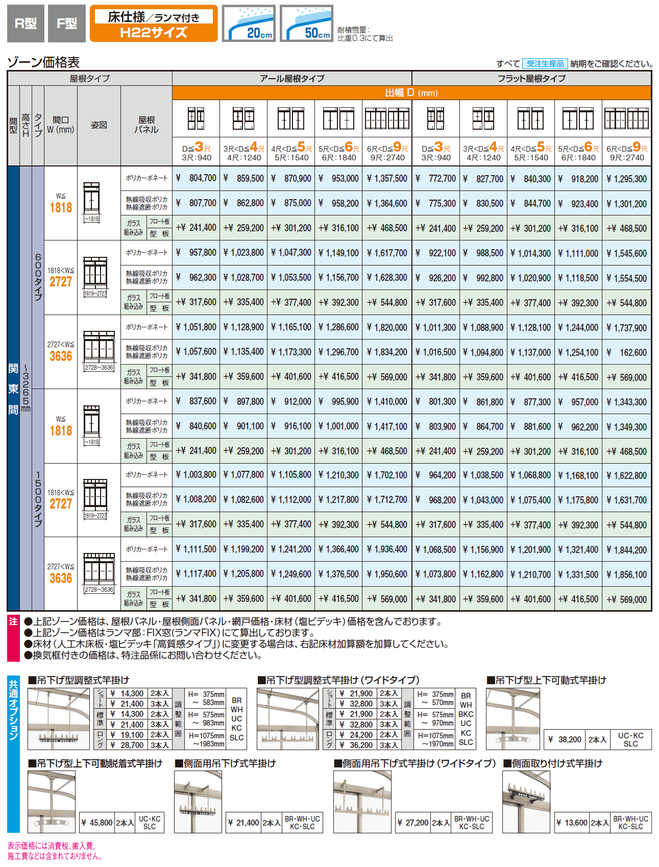 晴れもようwith特注品(床仕様/ランマ付き H22サイズ)【2024年版】_価格_1