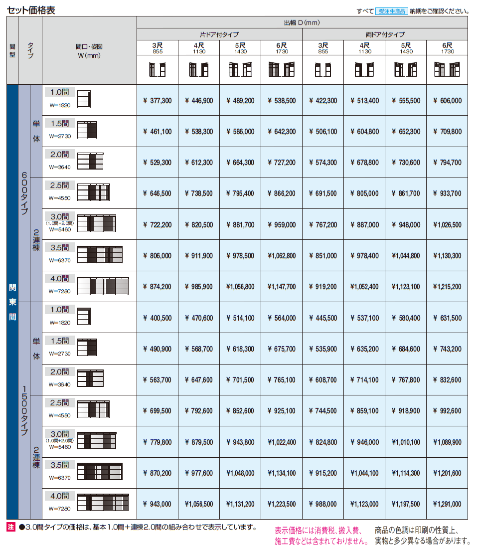 オイトック(パネルタイプ/片ドア付タイプ/H=7尺)【2024年版】_価格_1