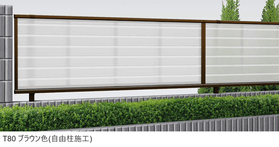 YKK APの「シンプレオ フェンスP2F型 採光ルーバー【2024年5月末まで】【2024年版】」のサブ画像2