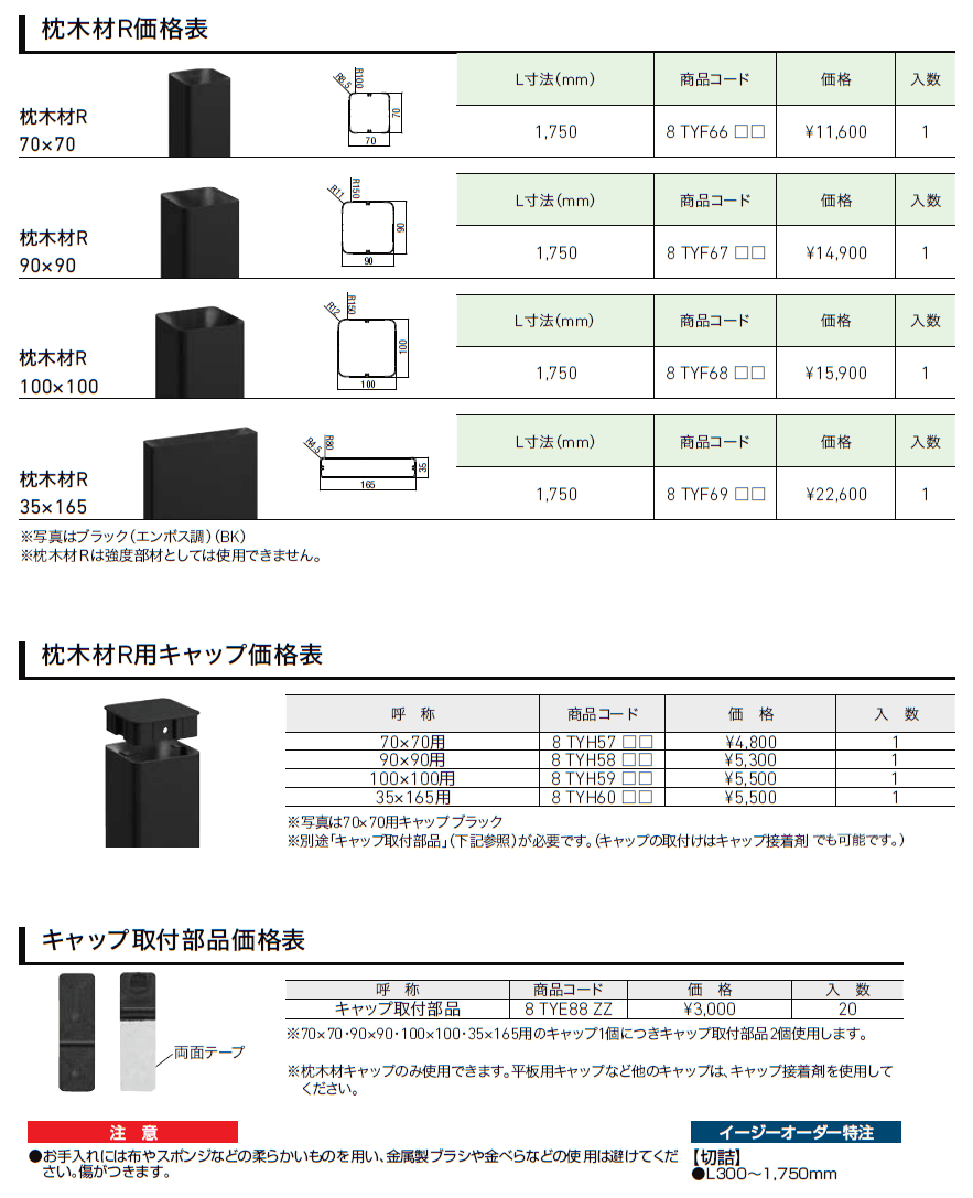 枕木材R【2024年版】_価格_1