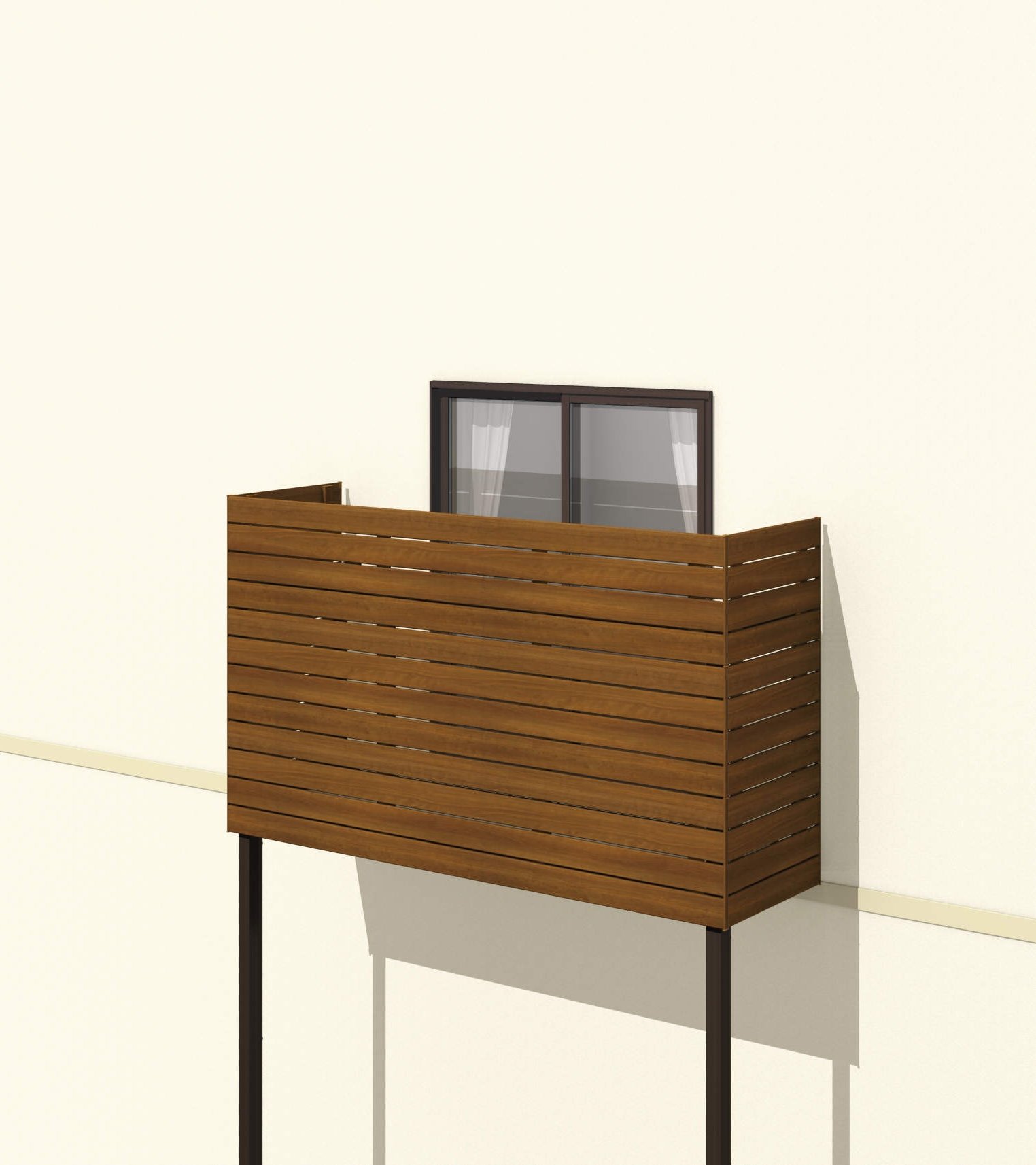 三協アルミの「オルネ(柱建て式 横格子(ハイパー格子))」