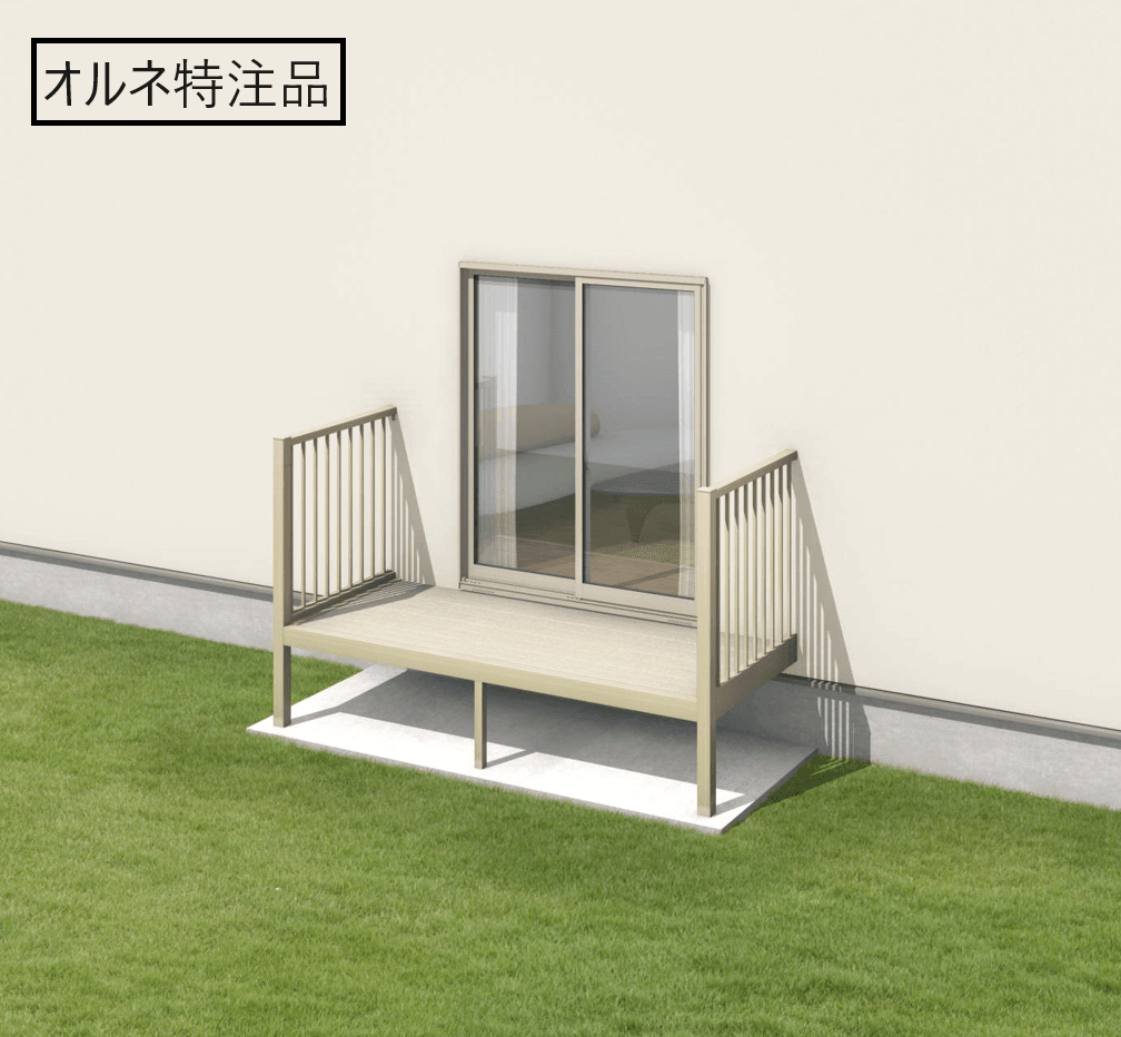 三協アルミの「オルネ特注品(庭置き式 たて格子〈フロントオープン〉)」