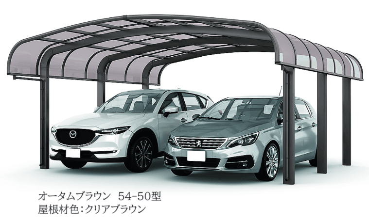 LIXILの「フーゴR 袖壁1500 2台用」のサブ画像1