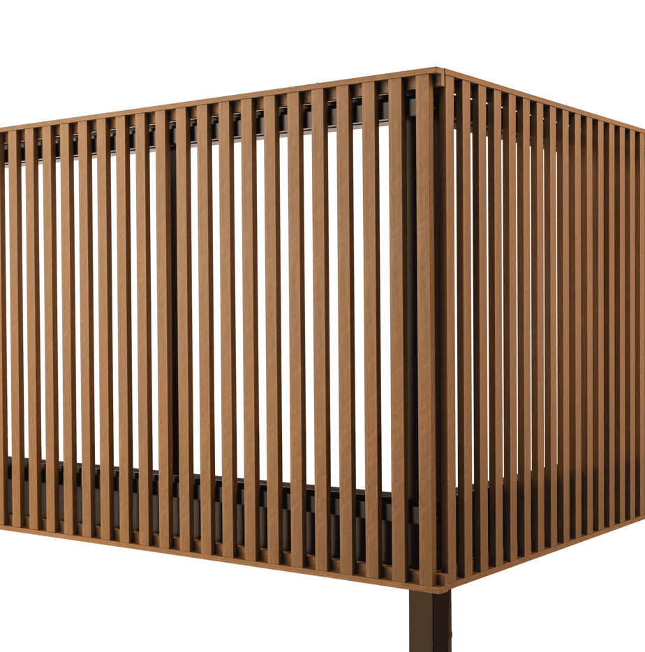 三協アルミの「オルネ特注品(柱建て式 たてスリット)」のサブ画像1
