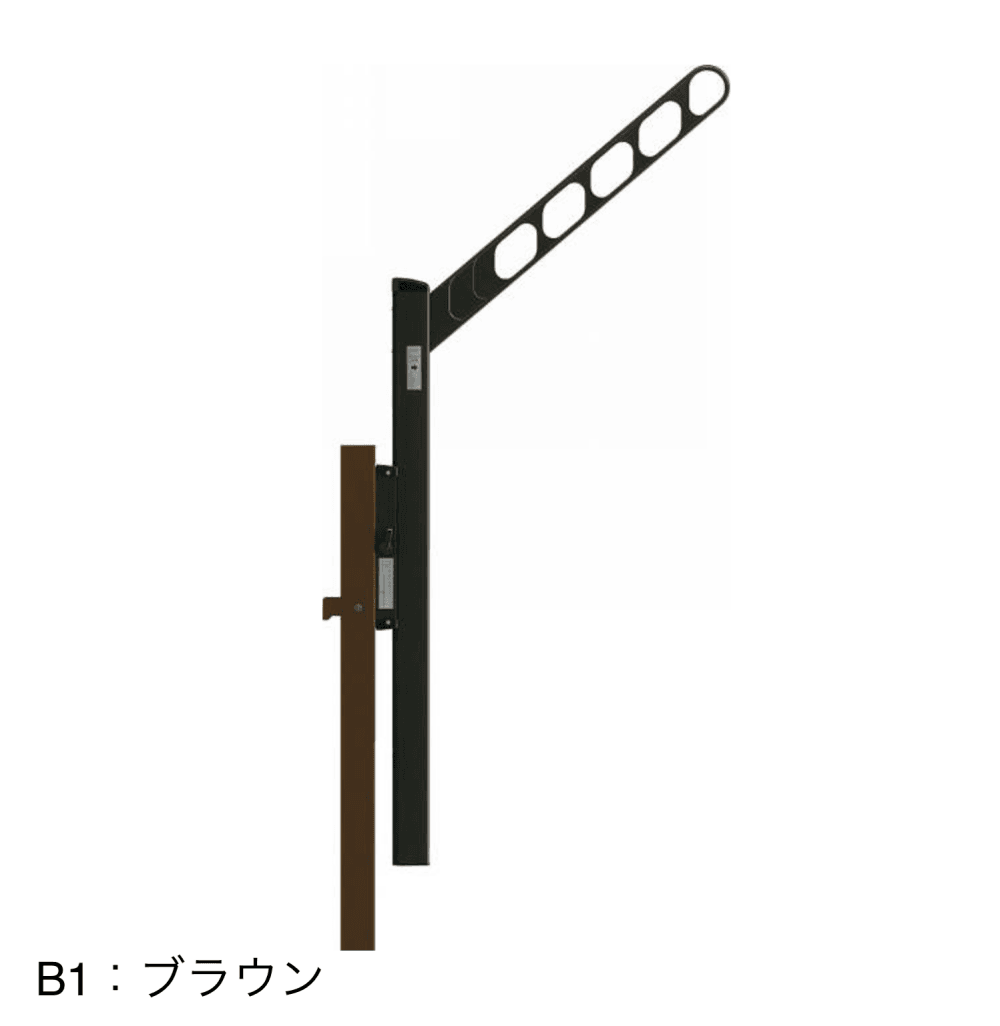 バルコニー用　収納式物干し2