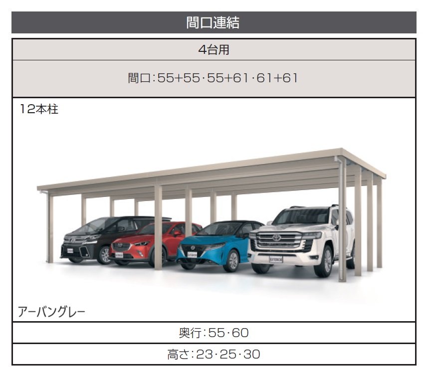 三協アルミの「G1-R/ジーワン アール(耐積雪量200cm仕様:基本・奥行延長・間口延長・奥行連結・間口連結)」のサブ画像8