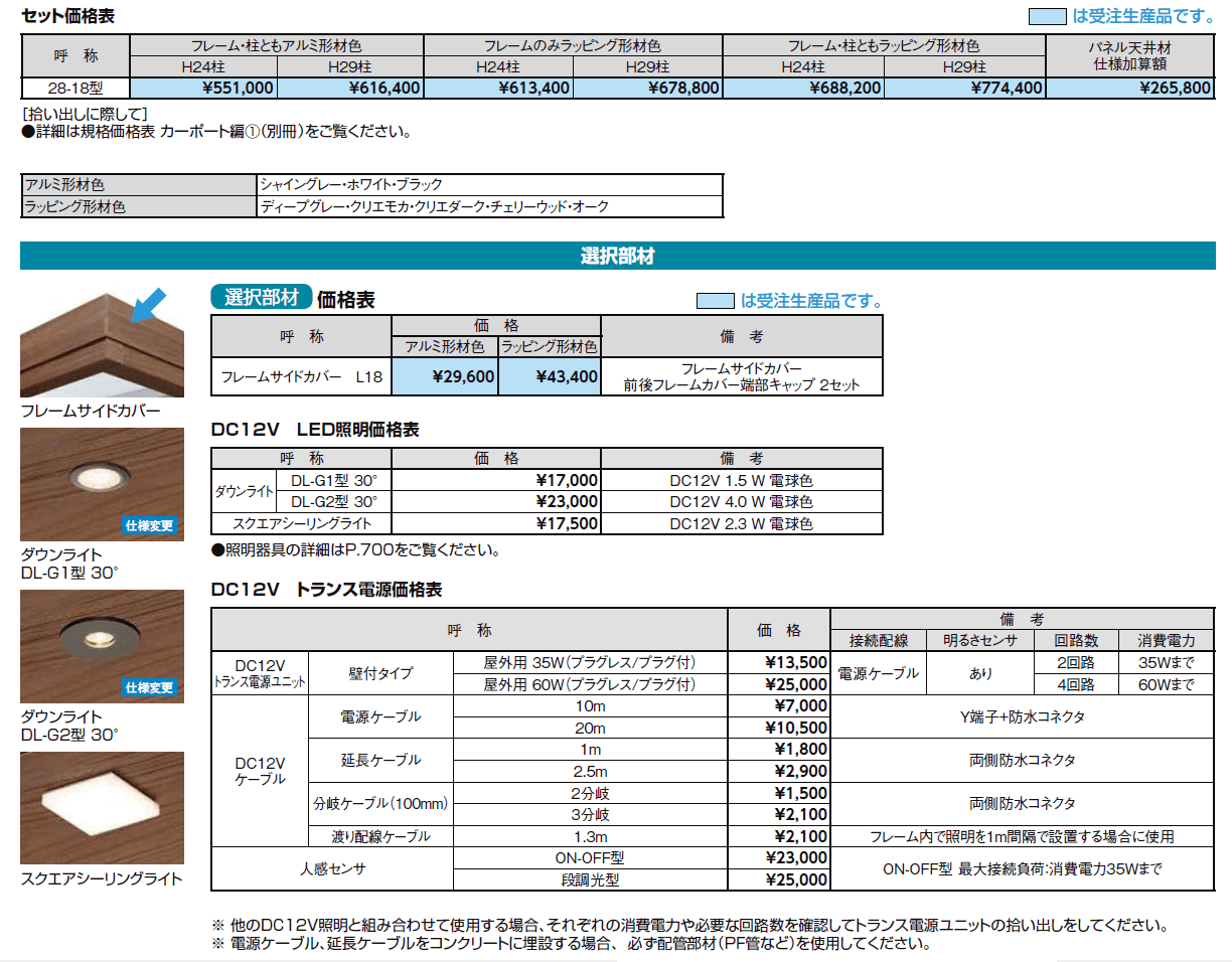 Gルーフ サイクルポートタイプ【2024年版】_価格_1