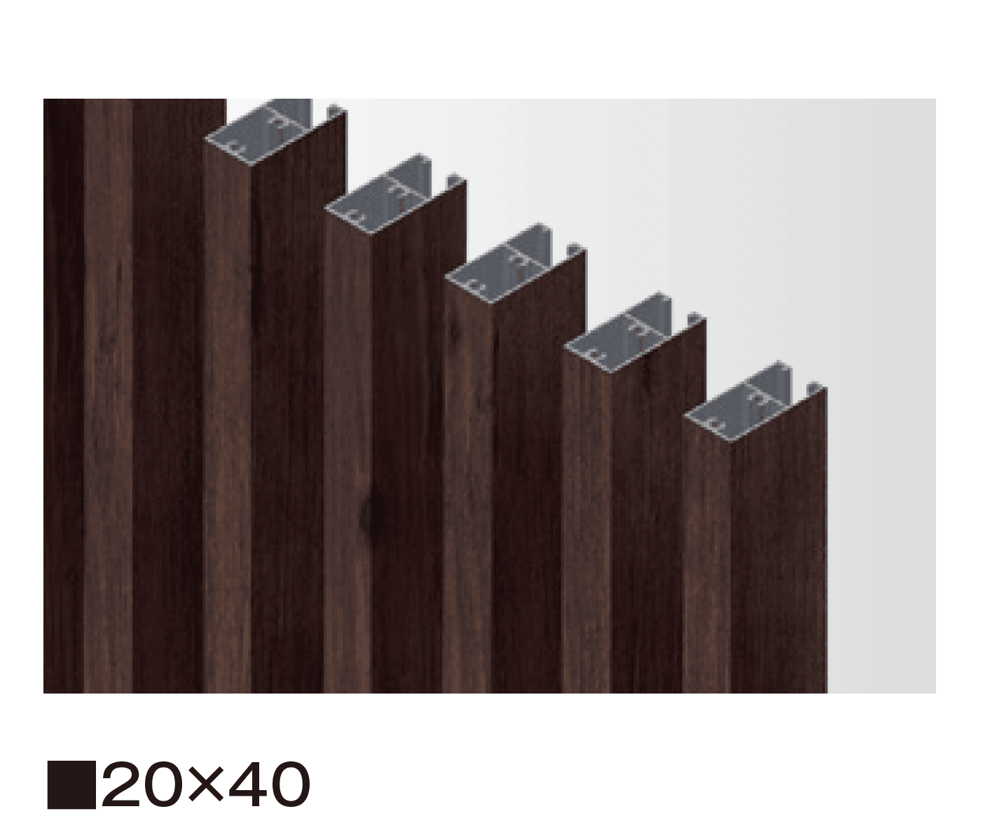 タカショーの「エバーアートウッド®︎ ルーバー部材」