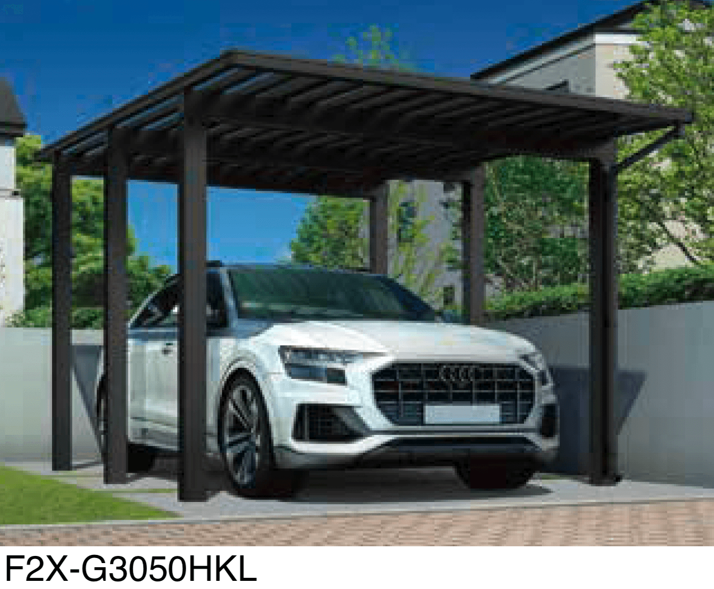 大仙の「アーバンルーフⅡ ストロングタイプ100 カーポート:基本(1台用)/ワイドタイプ(2台用)/ジャンボタイプ(3台用)」