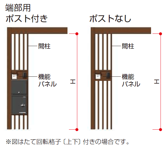 YKK APの「リレーリア 機能パネル 横型タイプ〈W373〉(フロントフレーム用)【2023年版】」のサブ画像4