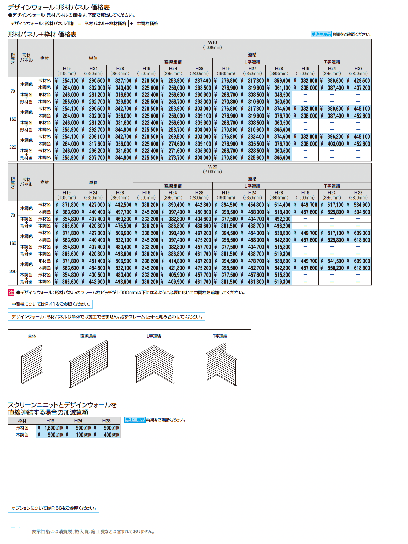 X.スタイル/クロス.スタイル デザインウォール_価格_2