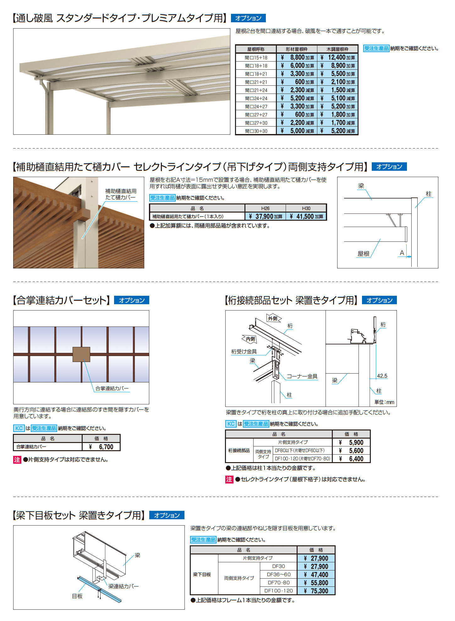 U.スタイル アゼスト セレクトラインタイプ 吊下げタイプ・梁置きタイプ(両側支持タイプ)_価格_7