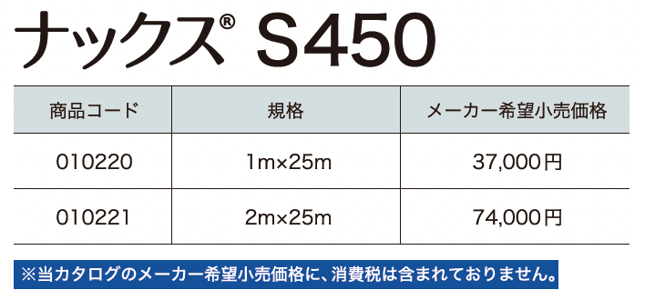 ナックス®︎ S450【2024年版】_価格_1