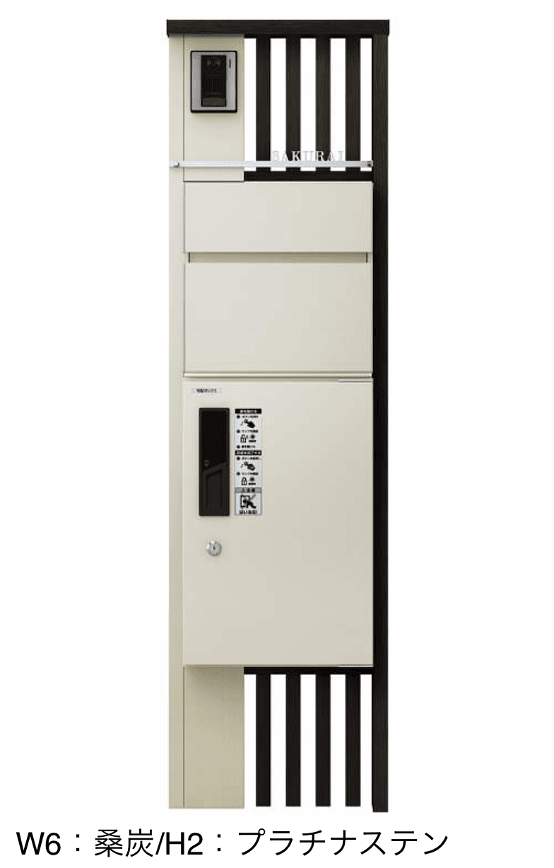 YKK APの「〔ピタットKey システム〕ルシアス 宅配ボックス1型取付用ルシアス ポストユニット SA02型【2023年版】」のサブ画像4