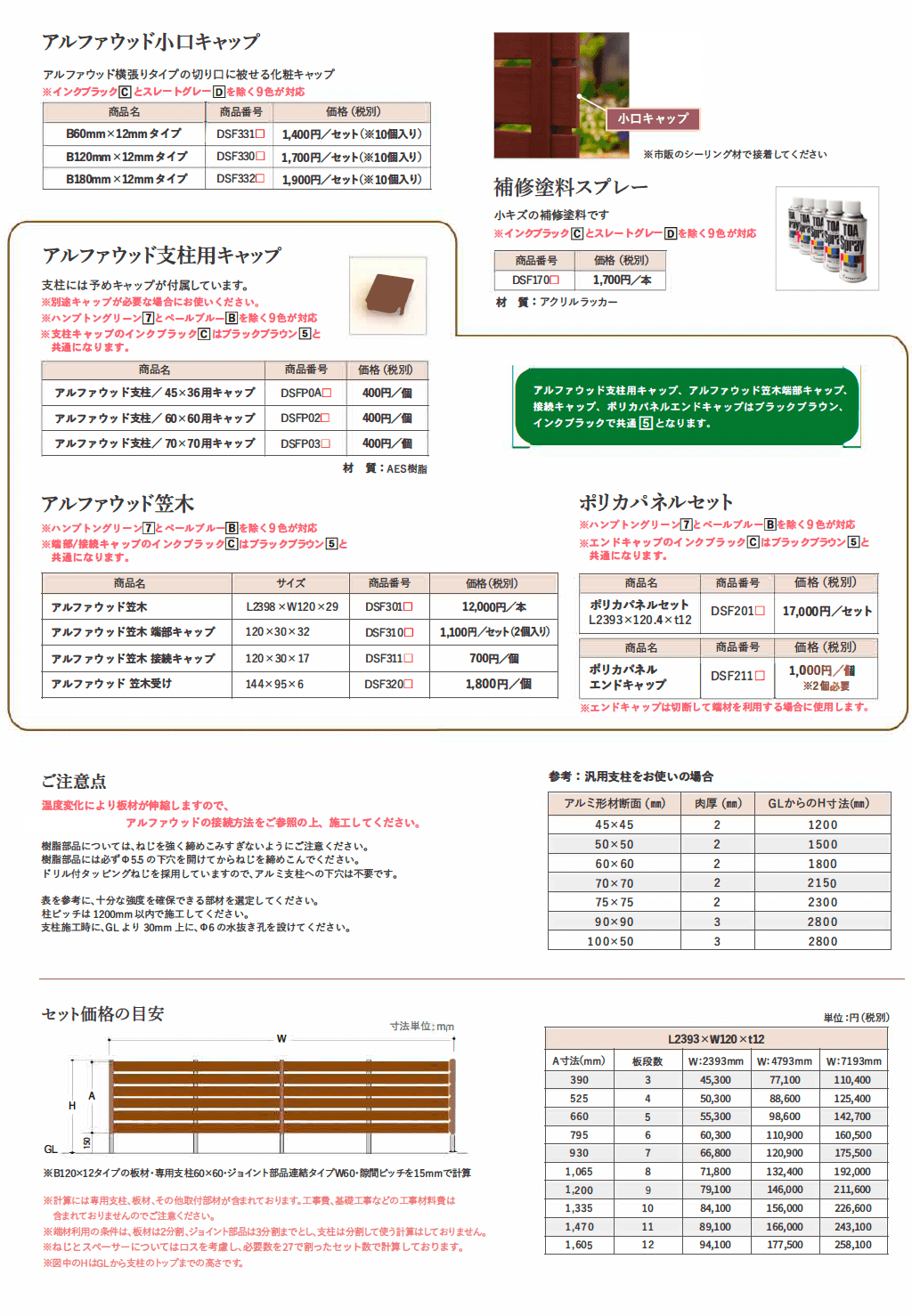 アルファウッド 横張りタイプ【2024年版】_価格_2