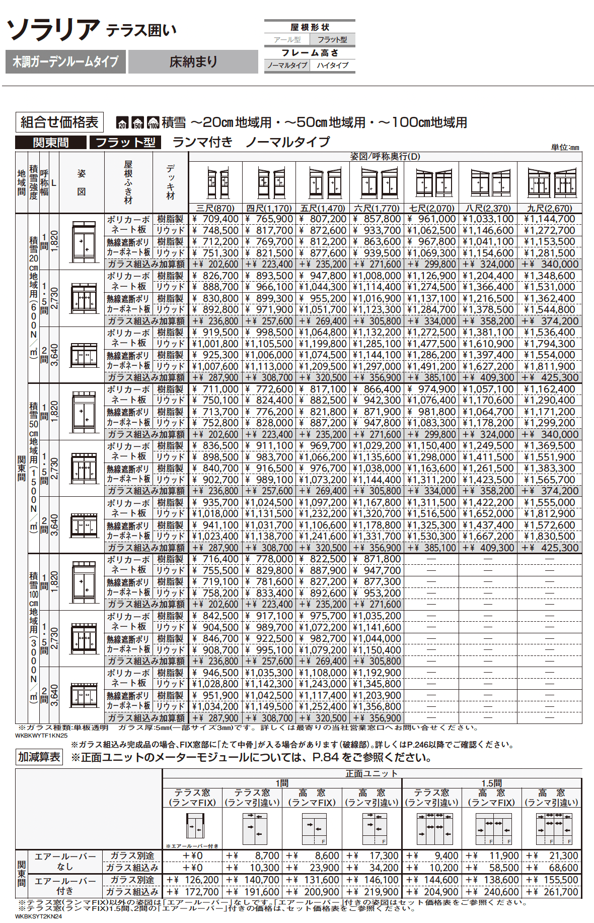 ソラリア テラス囲い 木調ガーデンルームタイプ 床納まり_価格_3