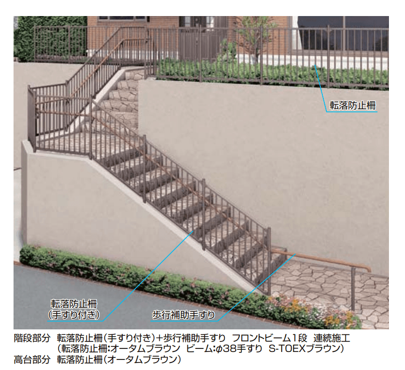 LIXILの「グリップライン 転落防止柵」