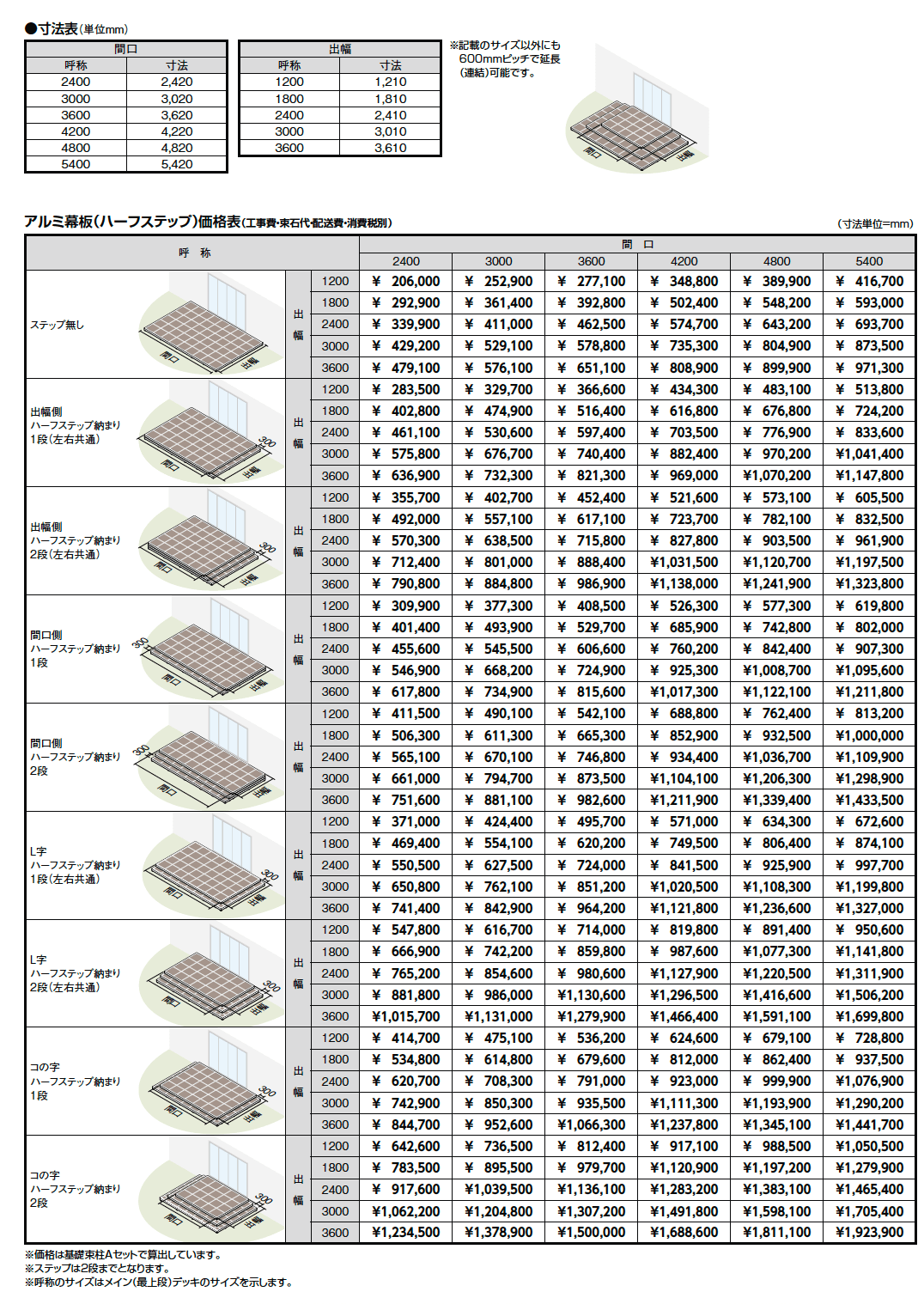 タイルデッキ【2024年版】_価格_2