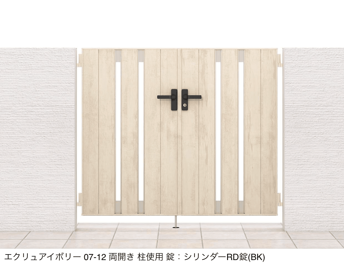 LIXILの「開き門扉AA TS1型(木調)」のサブ画像6