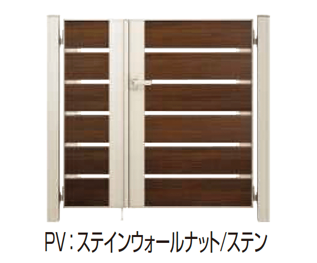 YKK APの「ルシアス 門扉 YS4型 横スリット【2025年6月発売】」のサブ画像6