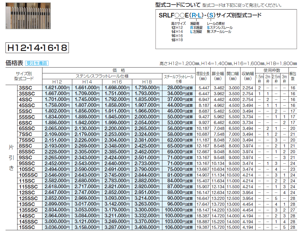 スタックラインSRL型 電動式(全域レール)【2024年版】_価格_1