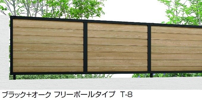 LIXILの「フェンスAB YL2-K型(片面木調・横ルーバー②)」のサブ画像7