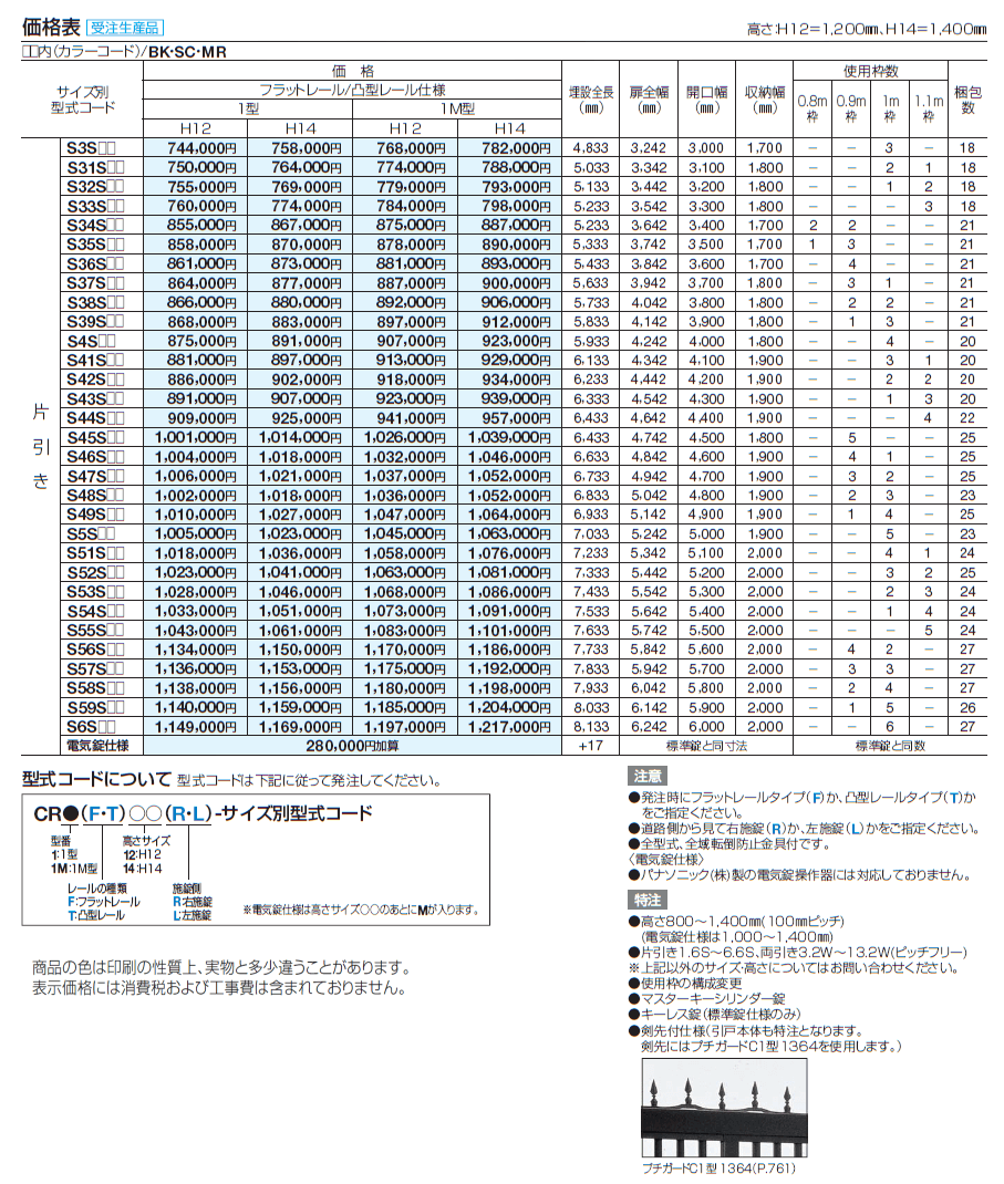 スタックラインSR1M型 コンパクトタイプ (全域レール)_価格_1
